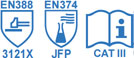 RCG-04-G401 Water base PU coating chemical glove 